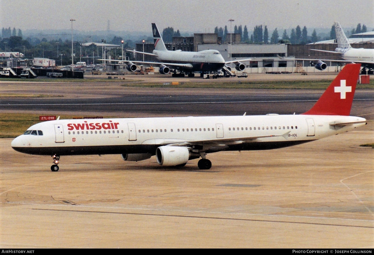 Aircraft Photo of HB-IOL | Airbus A321-111 | Swissair | AirHistory.net #580742