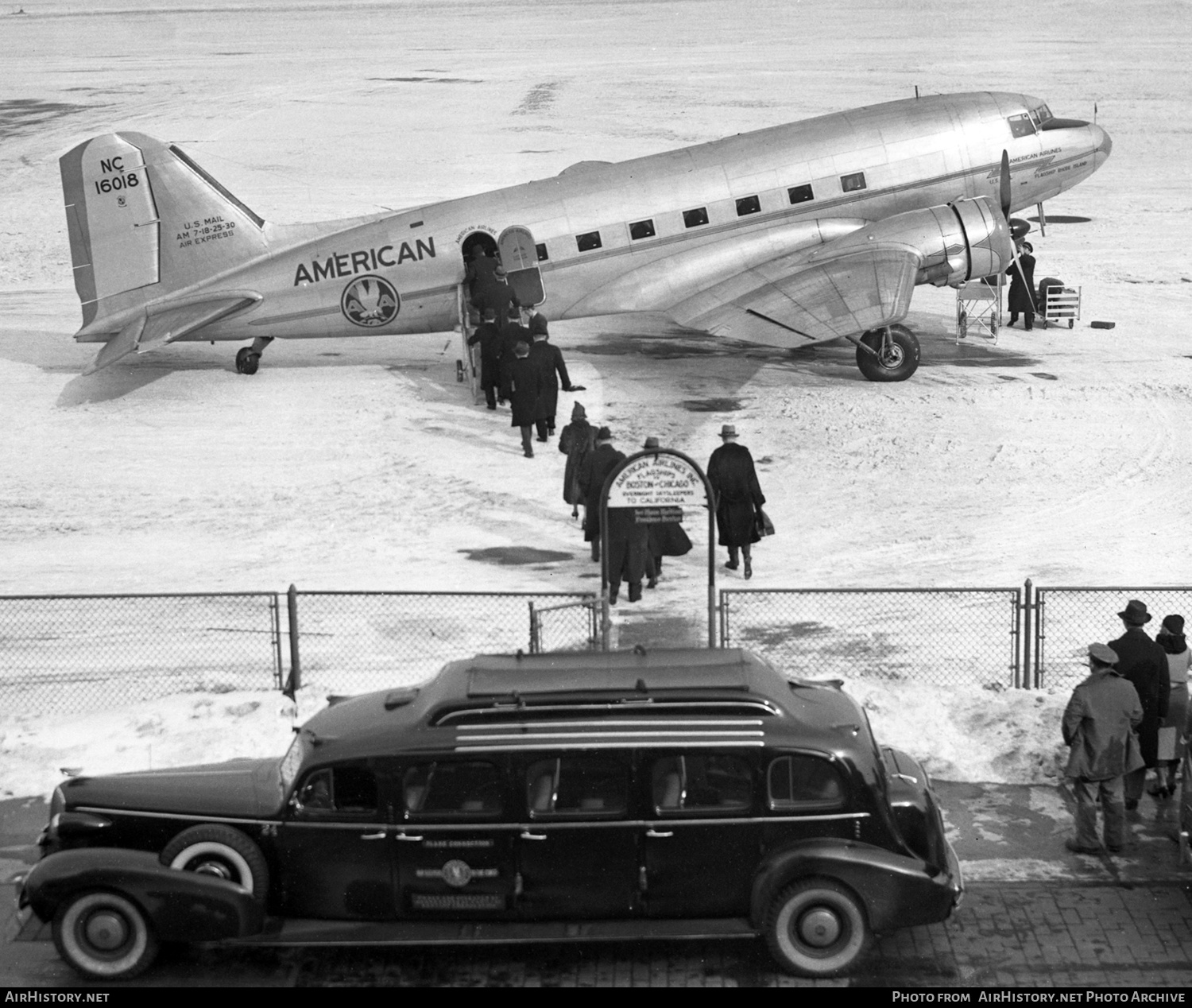 Aircraft Photo of NC16018 | Douglas DC-3-178 | American Airlines | AirHistory.net #580790