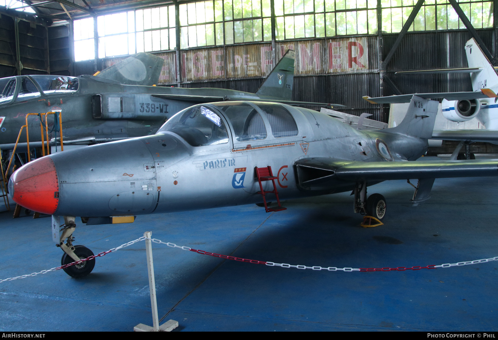 Aircraft Photo of 26 MoraneSaulnier MS760 Paris IR France Air