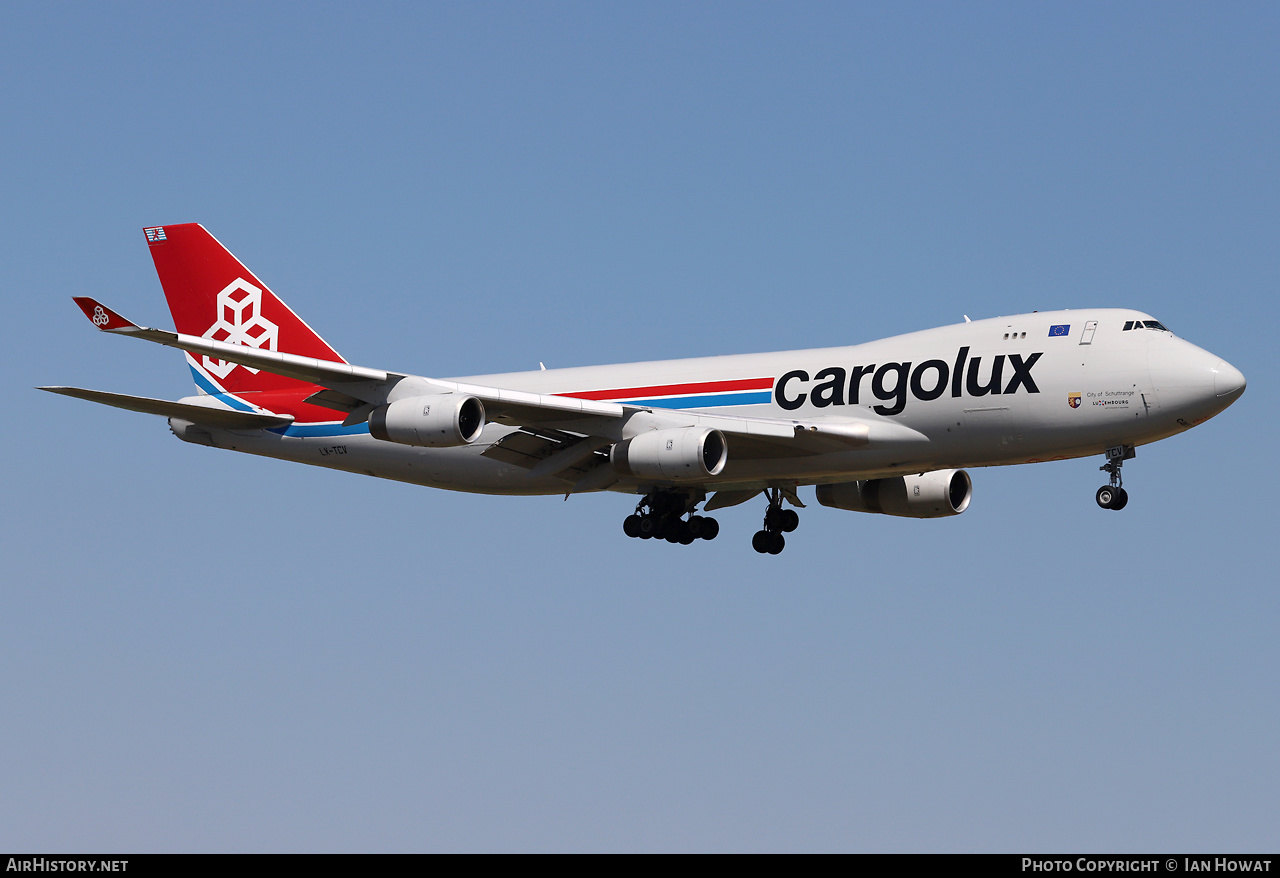 Aircraft Photo of LX-TCV | Boeing 747-4R7F/SCD | Cargolux | AirHistory.net #580804