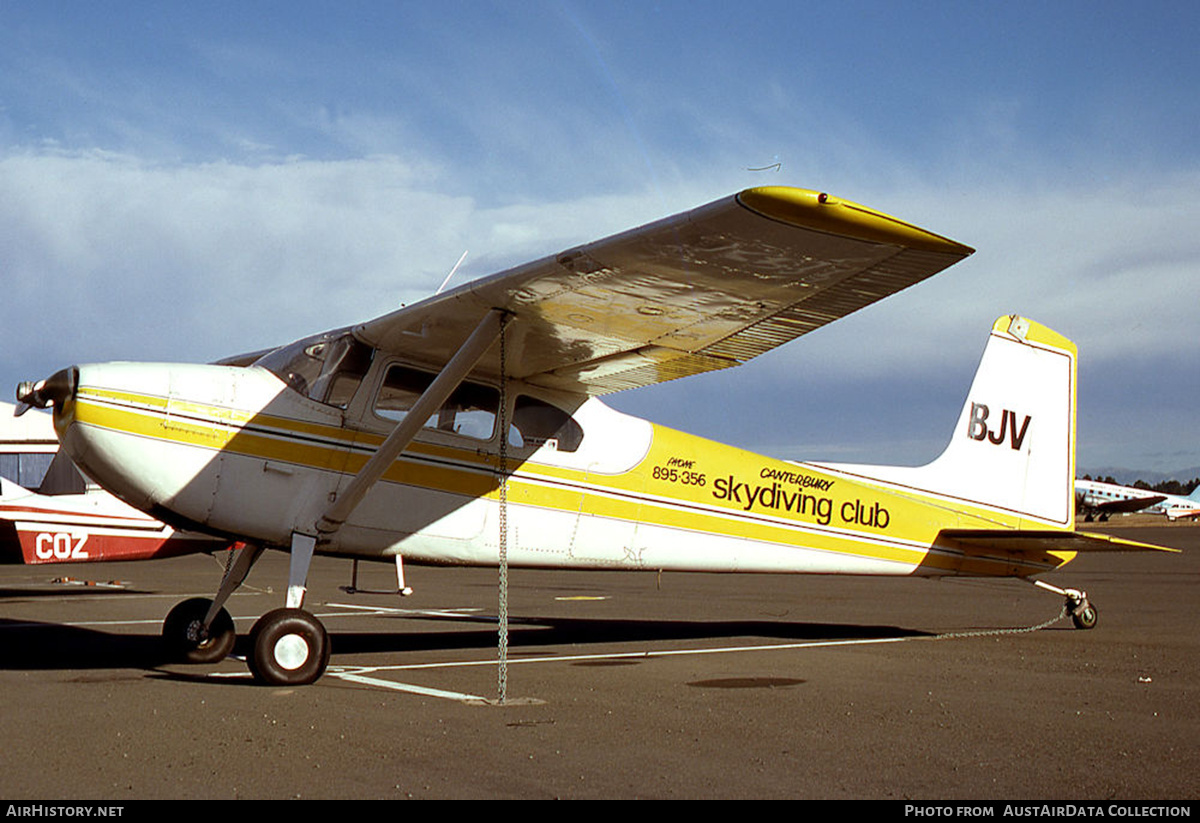 Aircraft Photo of ZK-BJV / BJV | Cessna 180 | Canterbury Skydiving Club | AirHistory.net #580817