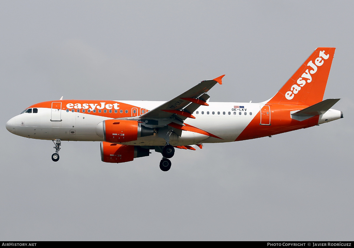 Aircraft Photo of OE-LKV | Airbus A319-111 | EasyJet | AirHistory.net #580820