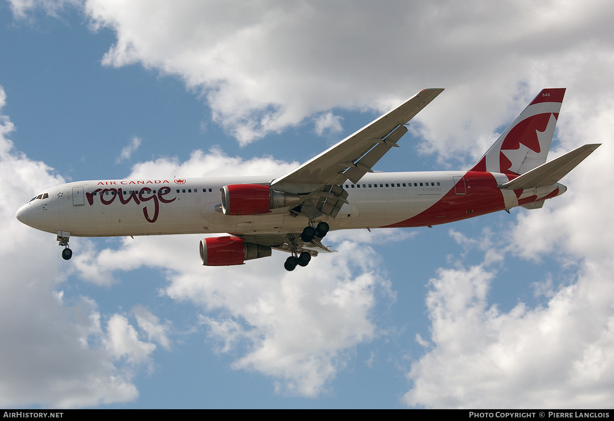 Aircraft Photo of C-GEOU | Boeing 767-375/ER | Air Canada Rouge | AirHistory.net #580825
