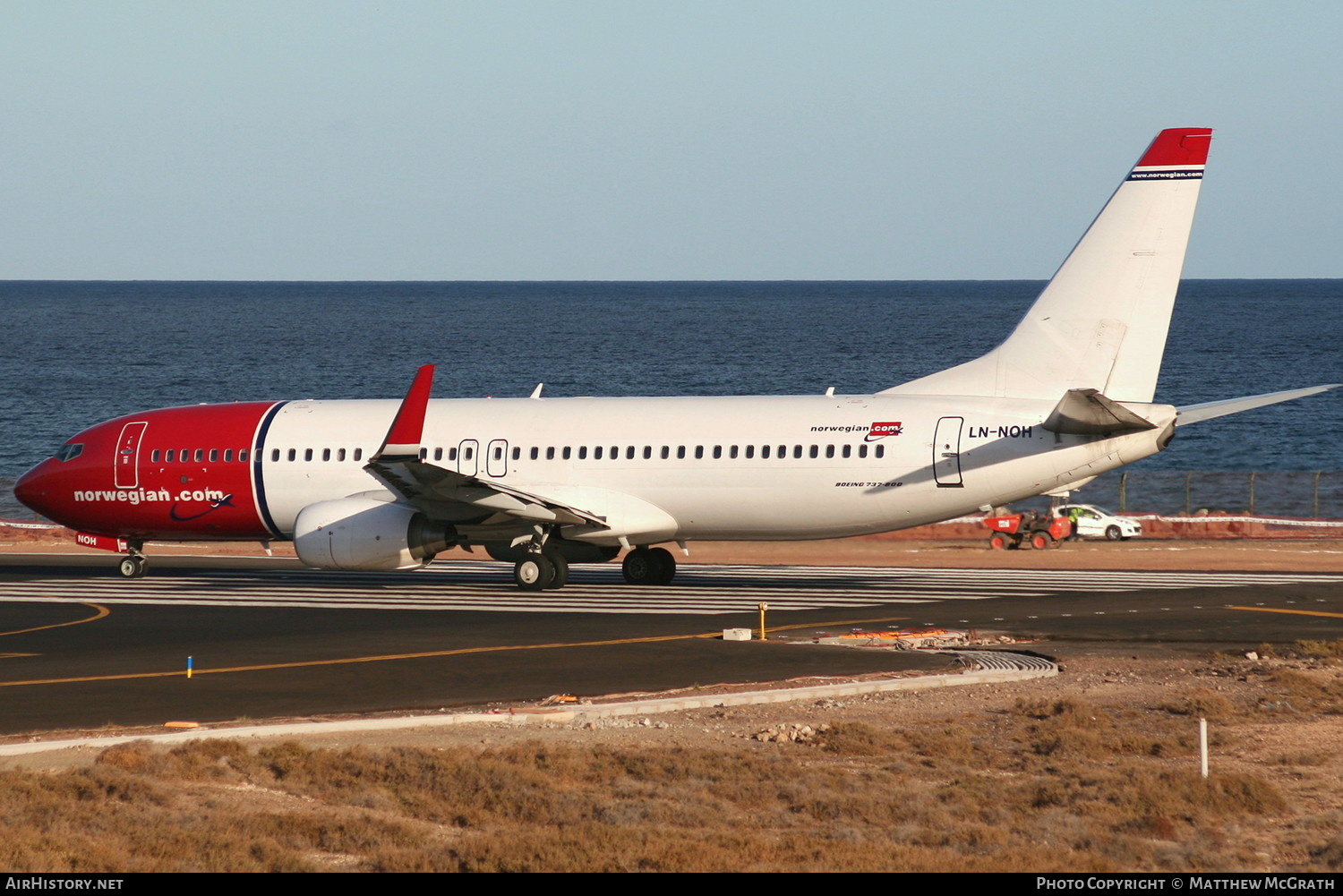 Aircraft Photo of LN-NOH | Boeing 737-86N | Norwegian | AirHistory.net #580826