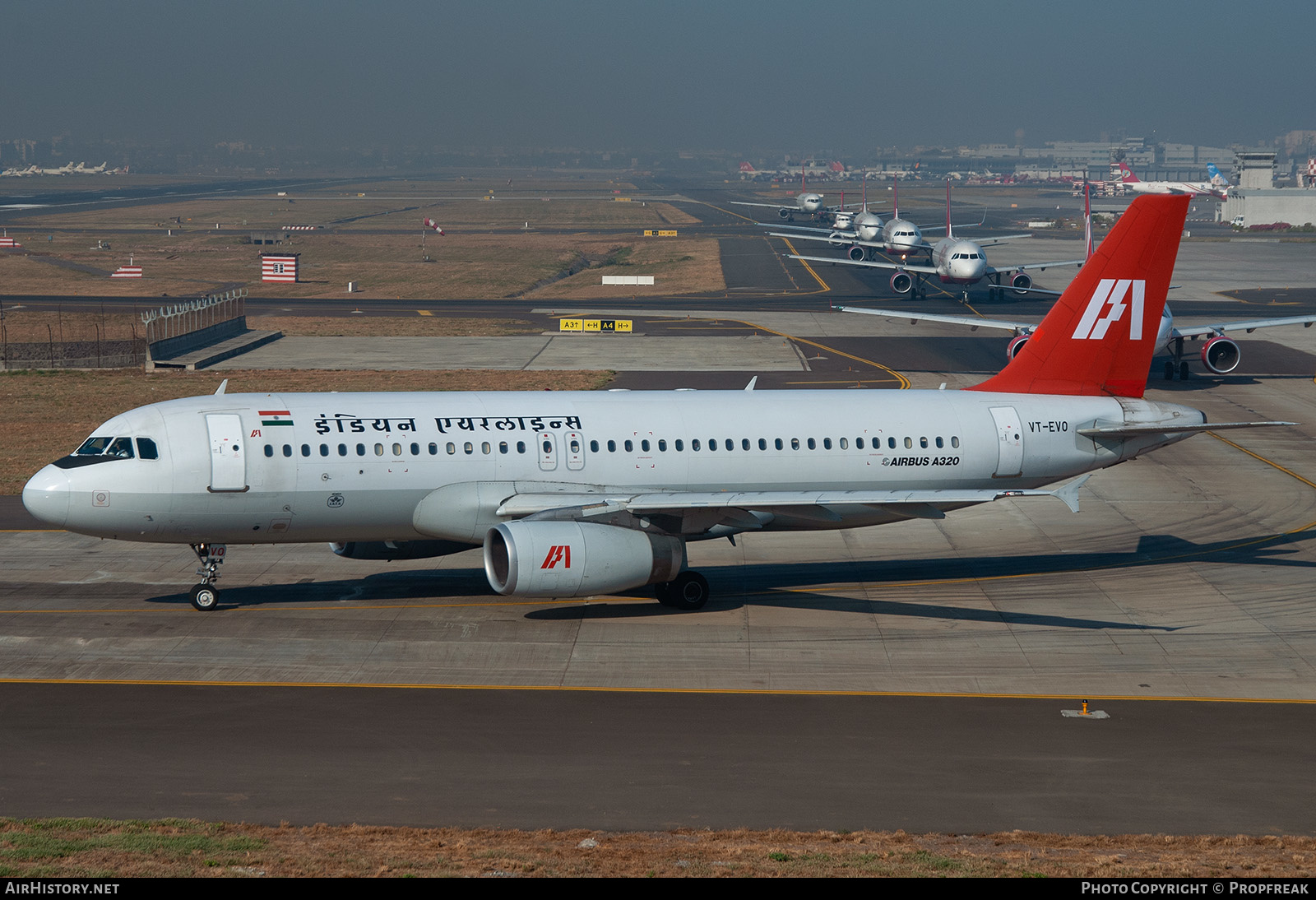 Aircraft Photo of VT-EVO | Airbus A320-231 | Indian Airlines | AirHistory.net #580827