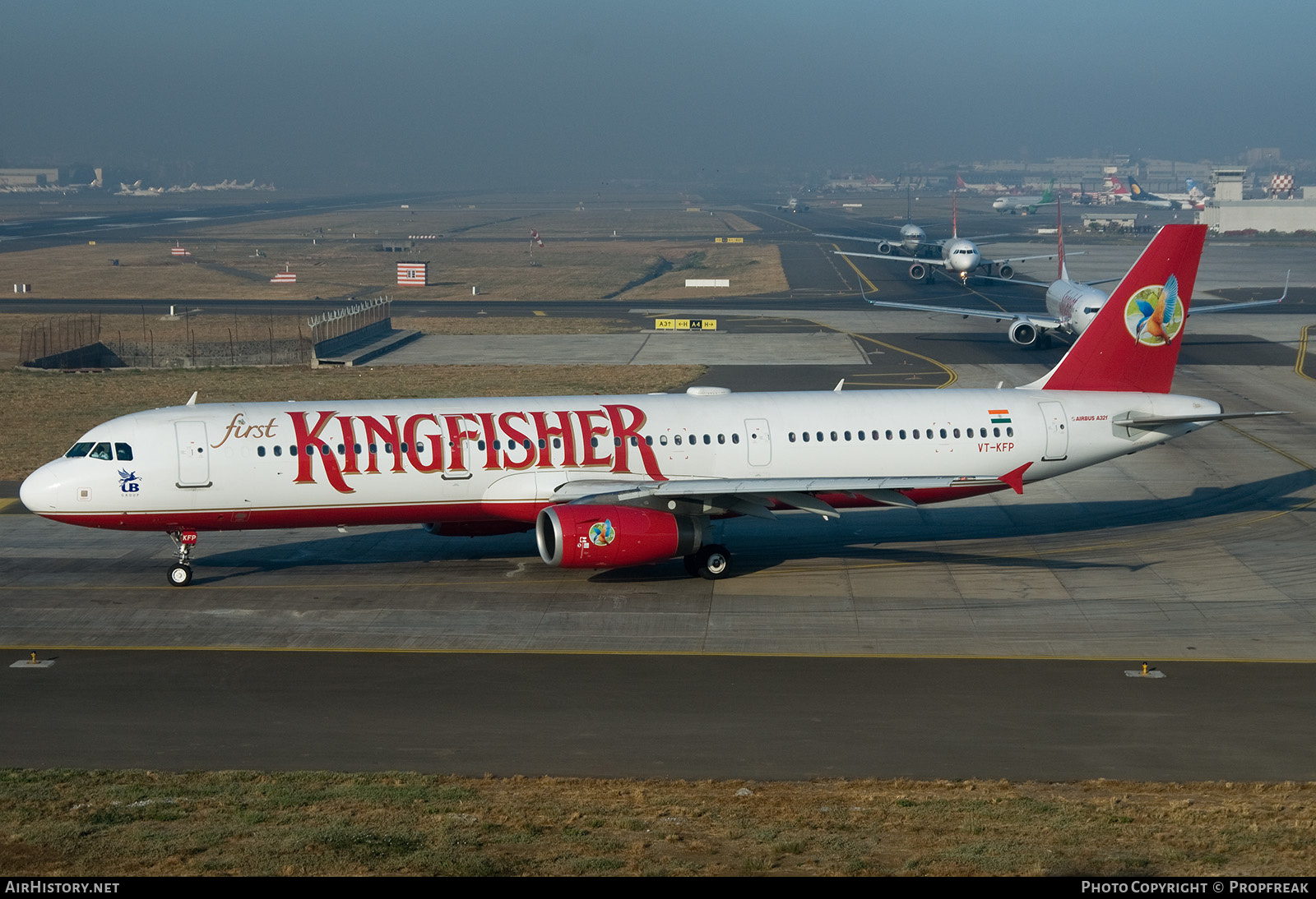 Aircraft Photo of VT-KFP | Airbus A321-231 | Kingfisher Airlines | AirHistory.net #580830