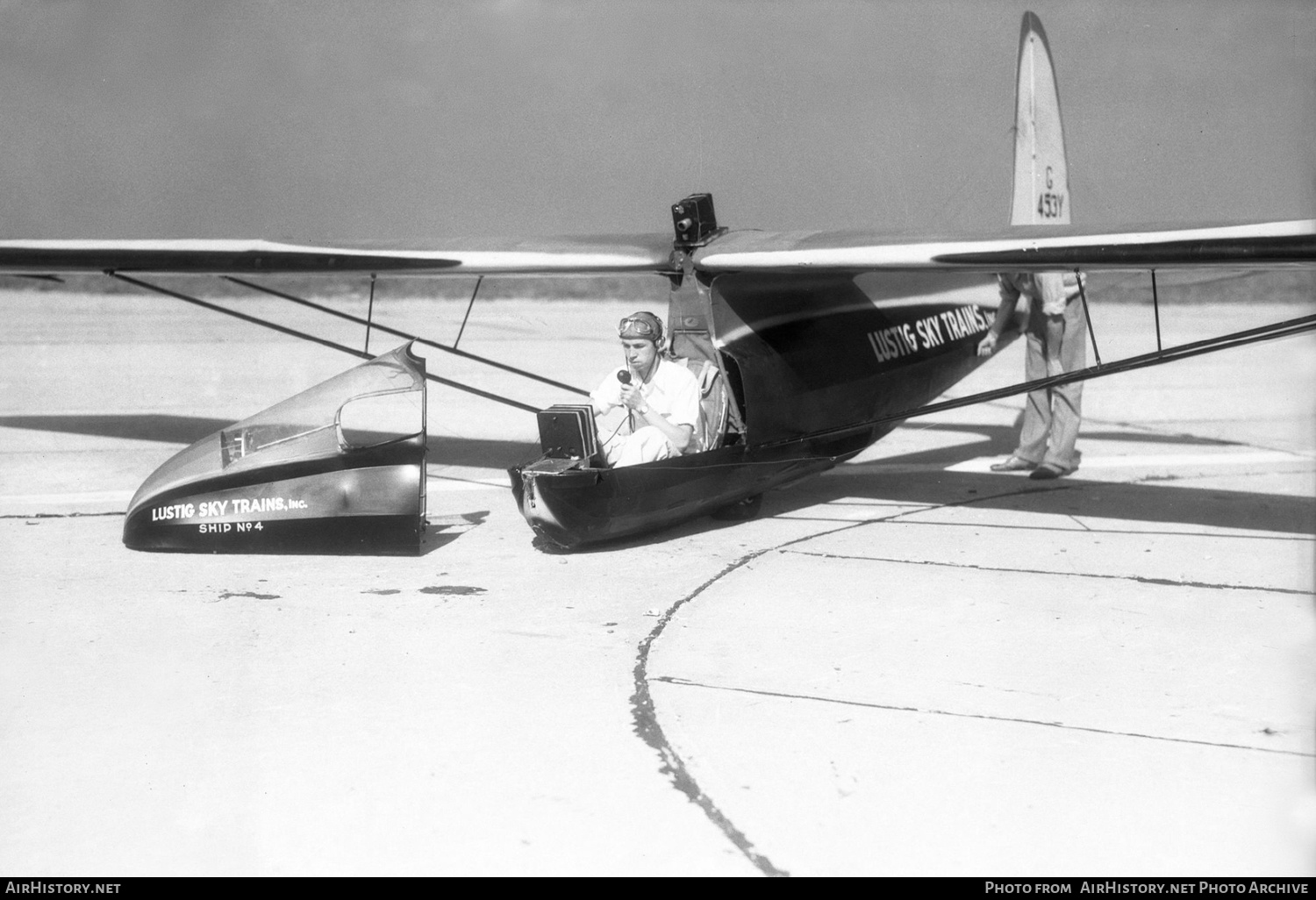 Aircraft Photo of NG453Y / G453Y | Franklin PS-2 | Lustig Sky Trains | AirHistory.net #580834