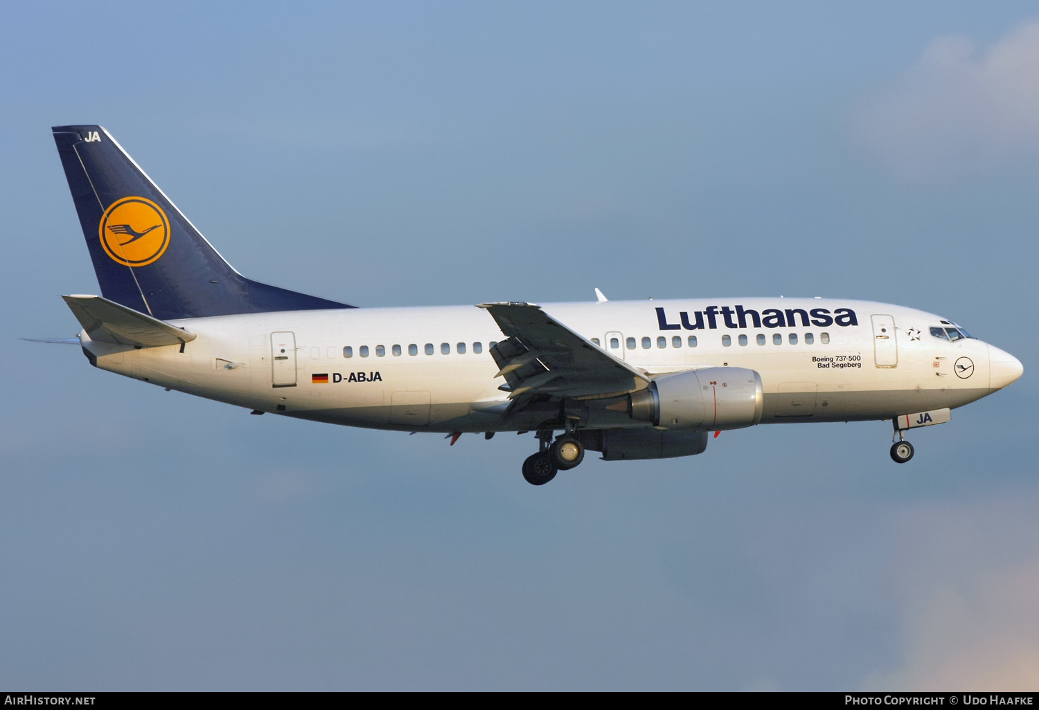 Aircraft Photo of D-ABJA | Boeing 737-530 | Lufthansa | AirHistory.net #580844