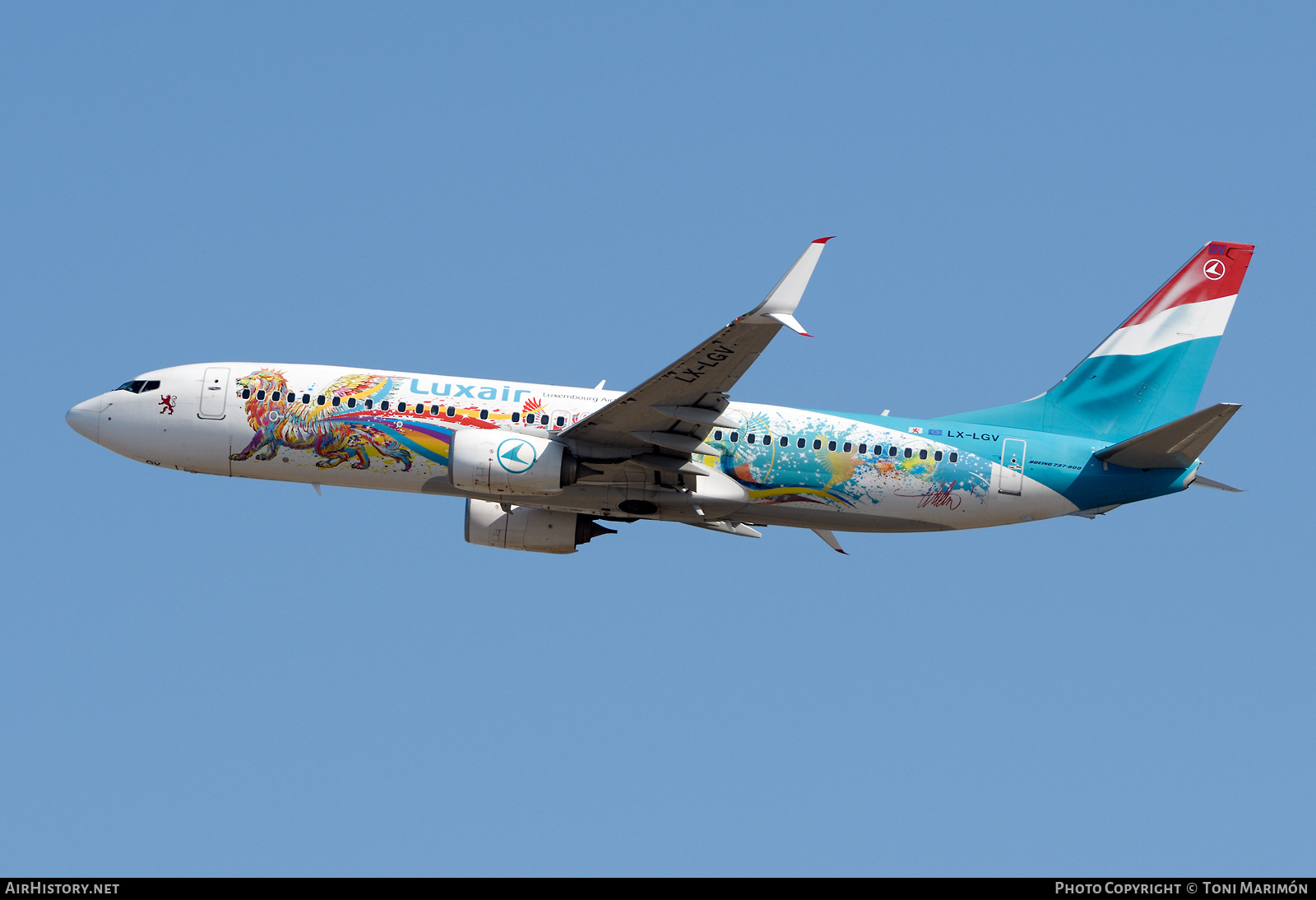 Aircraft Photo of LX-LGV | Boeing 737-8C9 | Luxair | AirHistory.net #580888