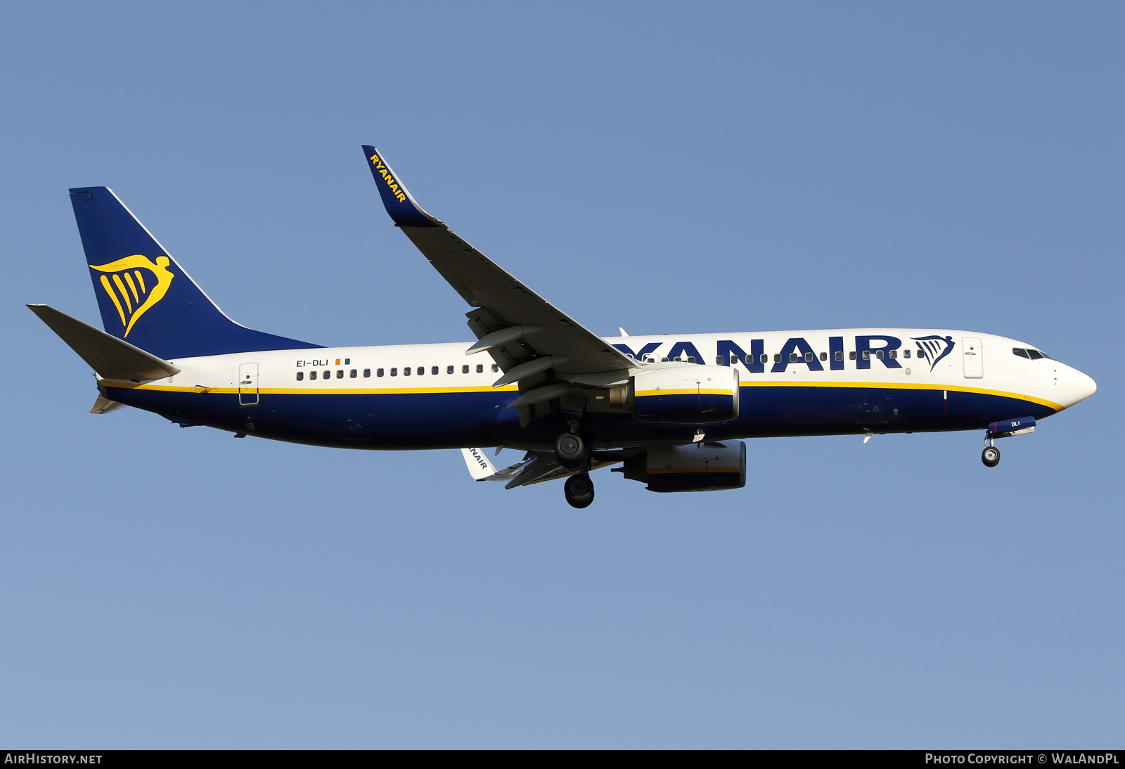 Aircraft Photo of EI-DLI | Boeing 737-8AS | Ryanair | AirHistory.net #580895