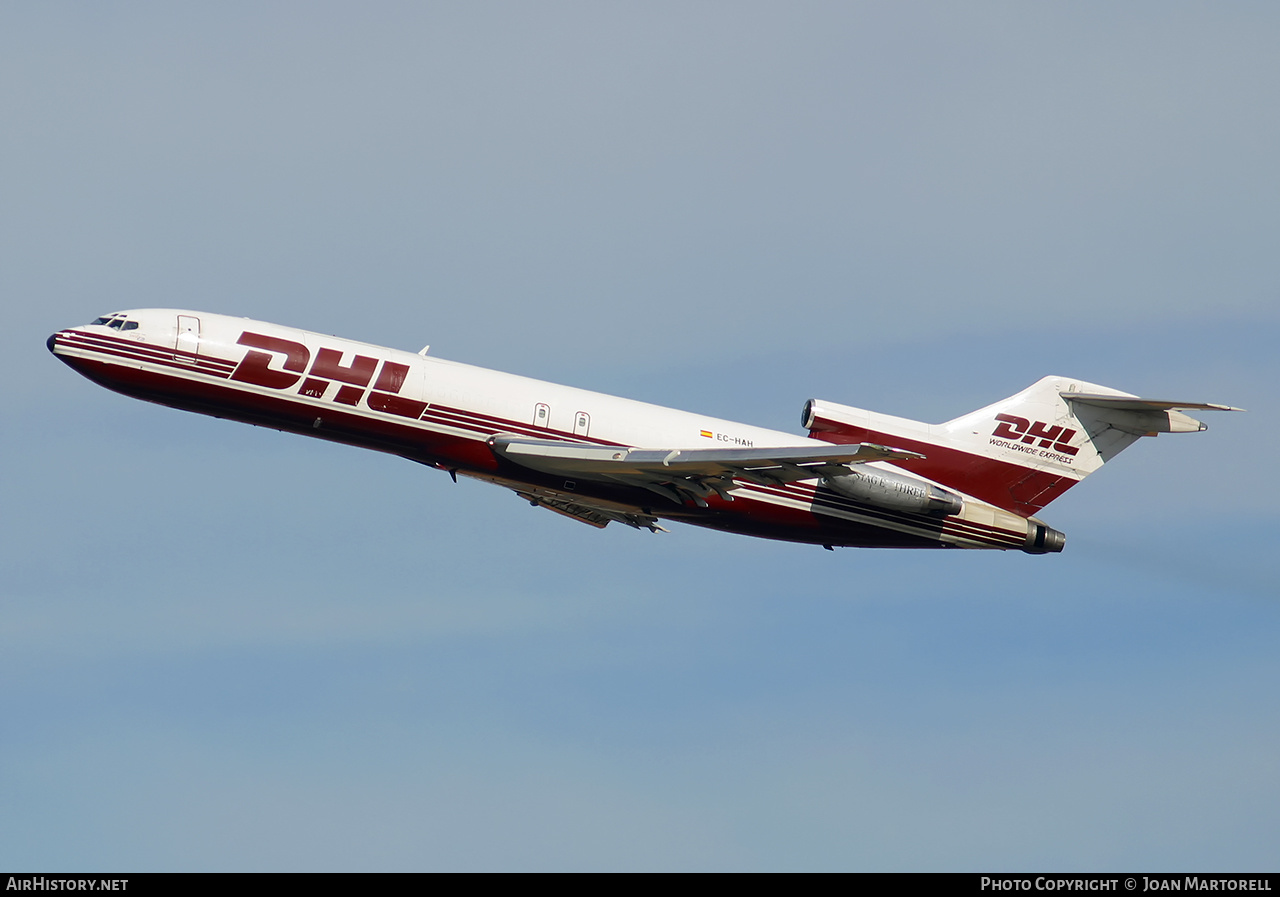 Aircraft Photo of EC-HAH | Boeing 727-223/Adv(F) | DHL Worldwide Express | AirHistory.net #580900