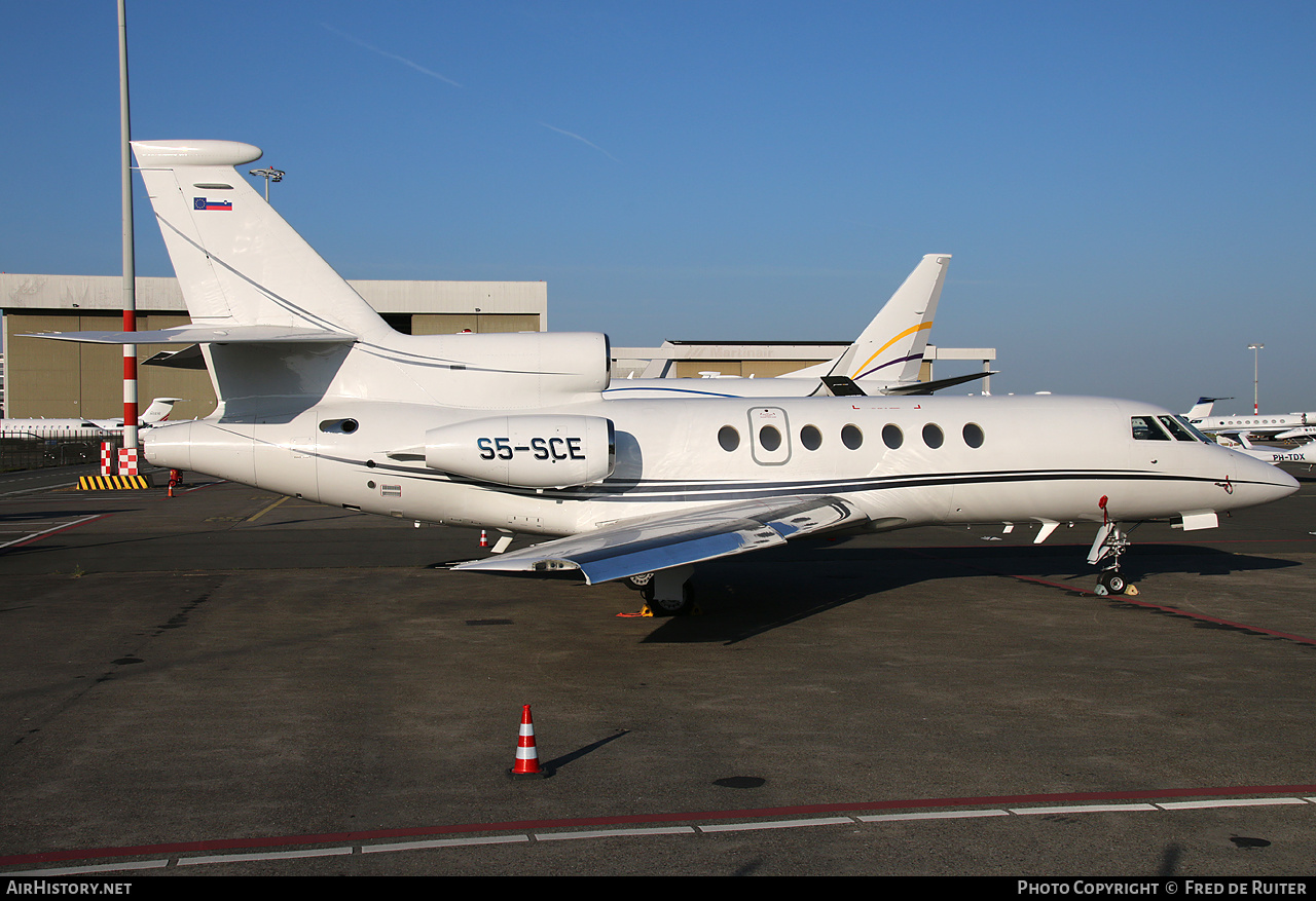 Aircraft Photo of S5-SCE | Dassault Falcon 50EX | AirHistory.net #580924