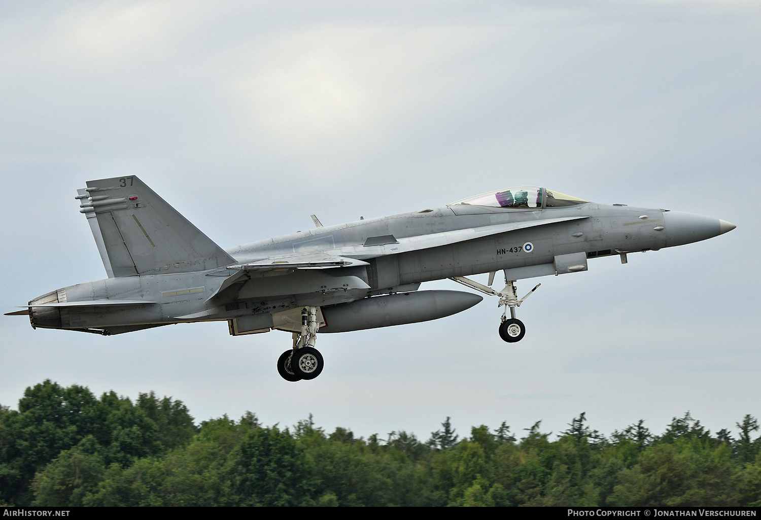 Aircraft Photo of HN-437 | McDonnell Douglas F/A-18C Hornet | Finland - Air Force | AirHistory.net #580925
