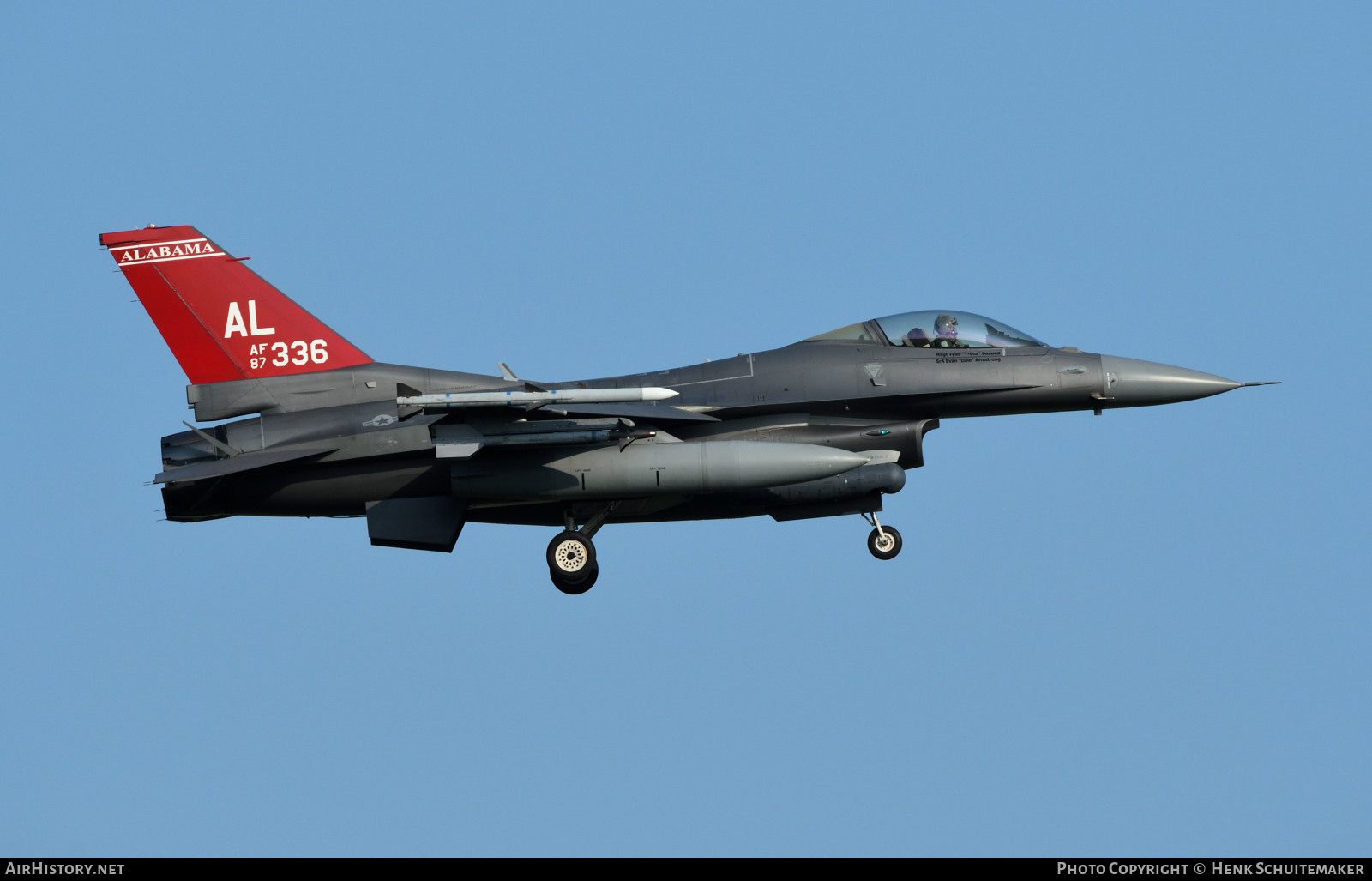 Aircraft Photo of 87-0336 / AF87-336 | General Dynamics F-16C Fighting Falcon | USA - Air Force | AirHistory.net #580980