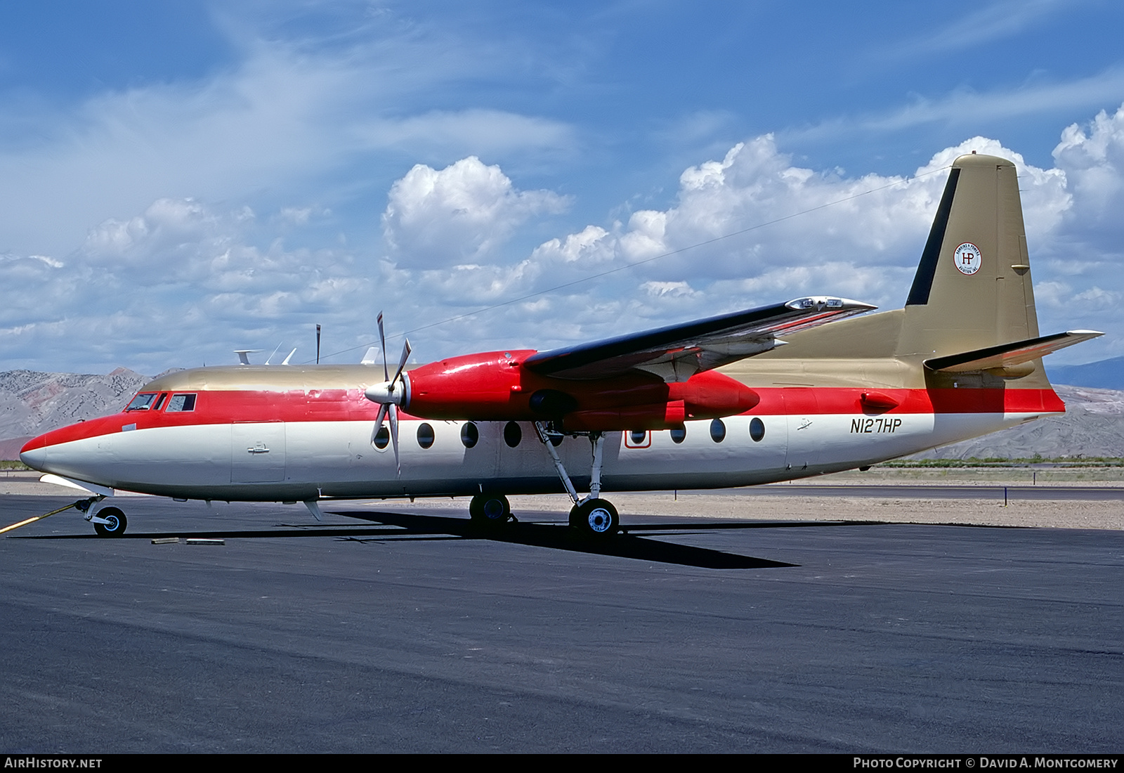Aircraft Photo of N127HP | Fairchild F-27A | Hawkins & Powers Aviation | AirHistory.net #580987