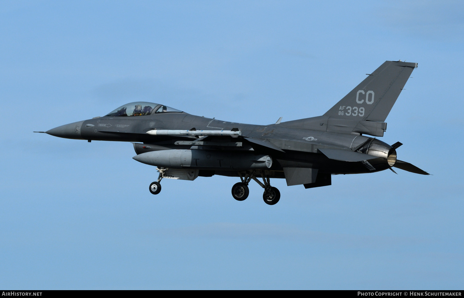 Aircraft Photo of 86-0339 / AF86-339 | General Dynamics F-16C Fighting Falcon | USA - Air Force | AirHistory.net #580993