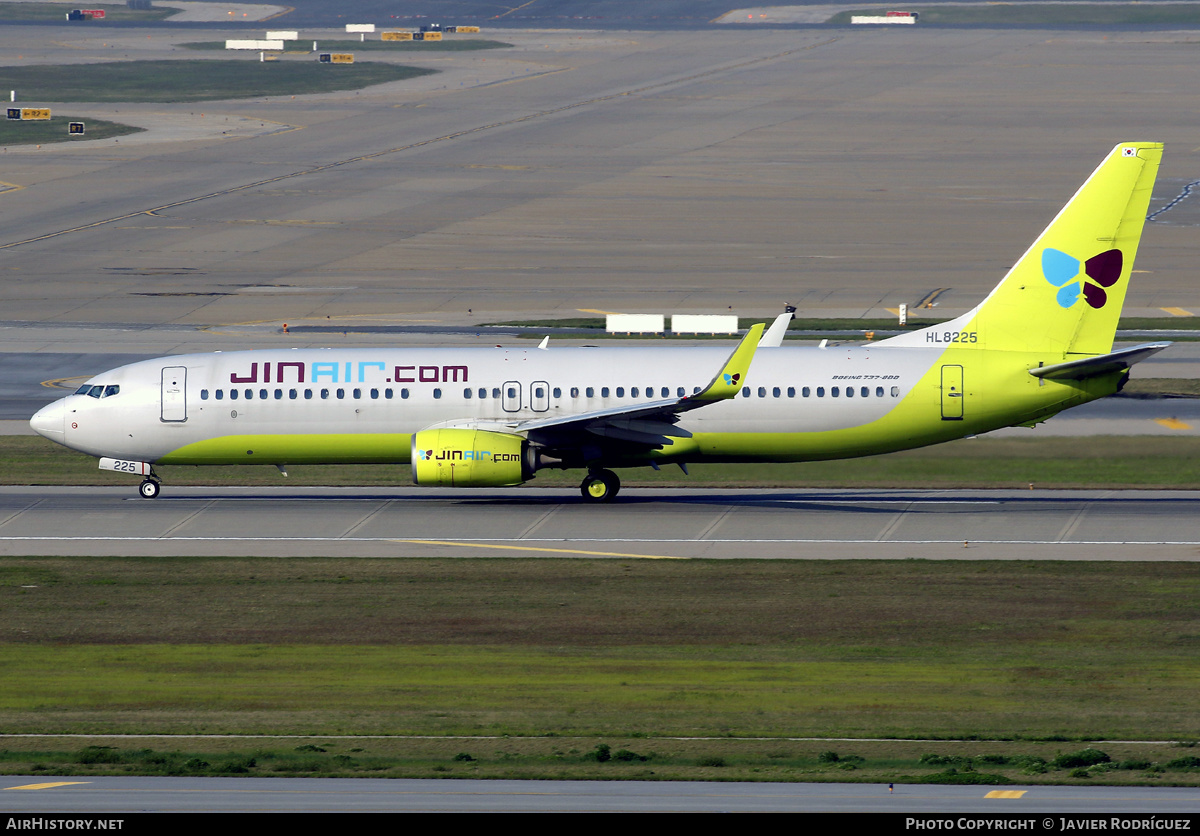 Aircraft Photo of HL8225 | Boeing 737-8Q8 | Jin Air | AirHistory.net #581004