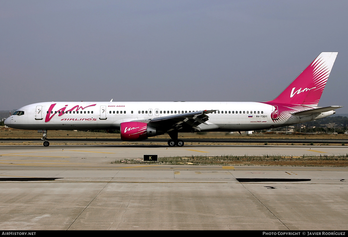 Aircraft Photo of RA-73011 | Boeing 757-230 | VIM Airlines | AirHistory.net #581009