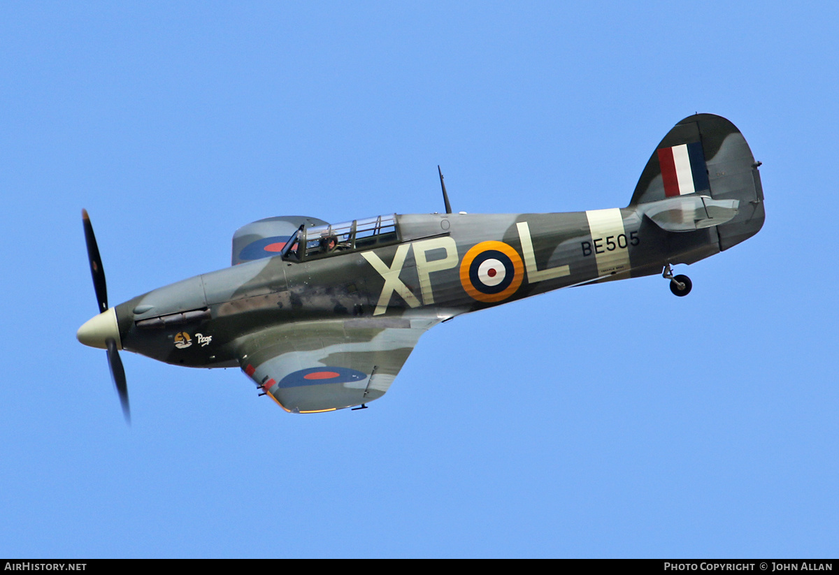 Aircraft Photo of G-HHII / BE505 | Hawker Hurricane Mk2B | UK - Air Force | AirHistory.net #581033