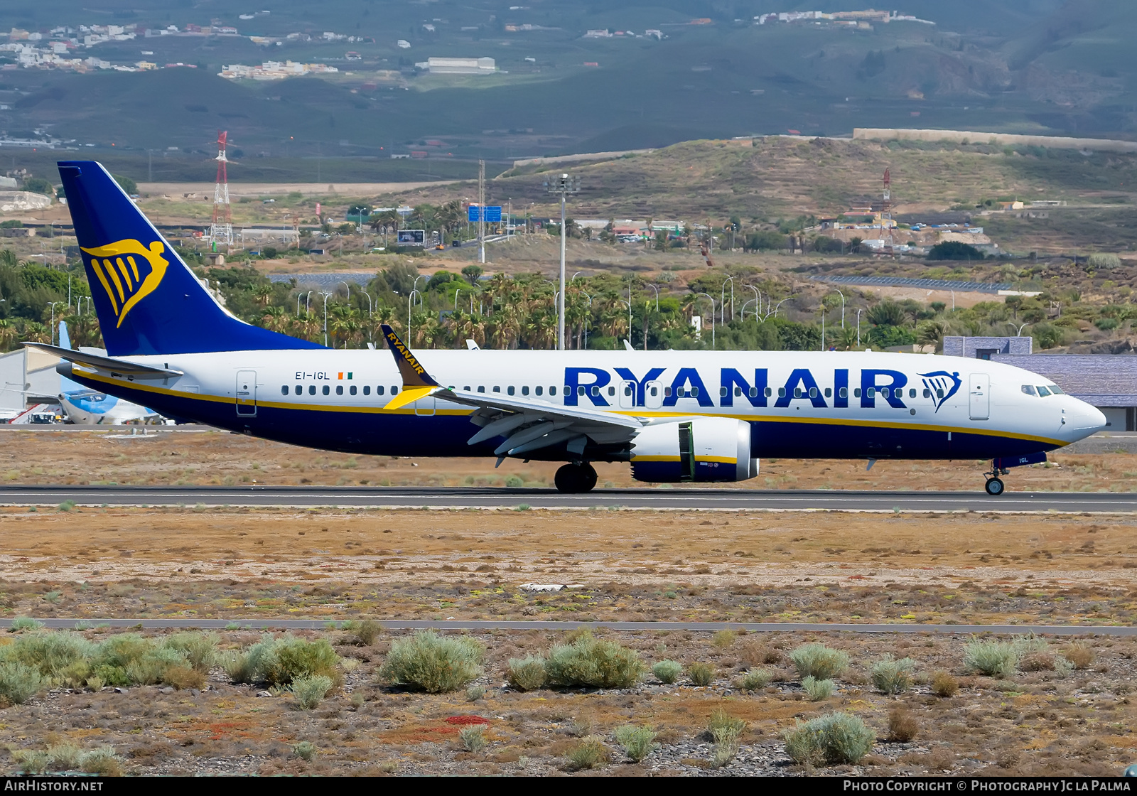 Aircraft Photo of EI-IGL | Boeing 737-8200 Max 200 | Ryanair | AirHistory.net #581060