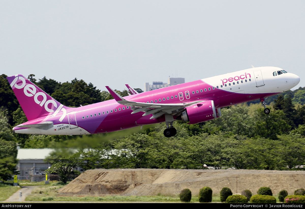 Aircraft Photo of JA207P | Airbus A320-251N | Peach Aviation | AirHistory.net #581078