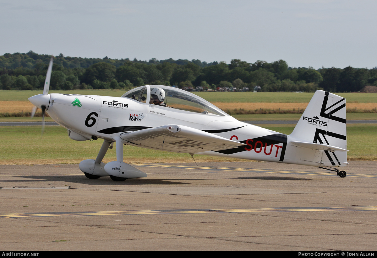 Aircraft Photo of G-SOUT | Van's RV-8 | Team Raven | AirHistory.net #581088