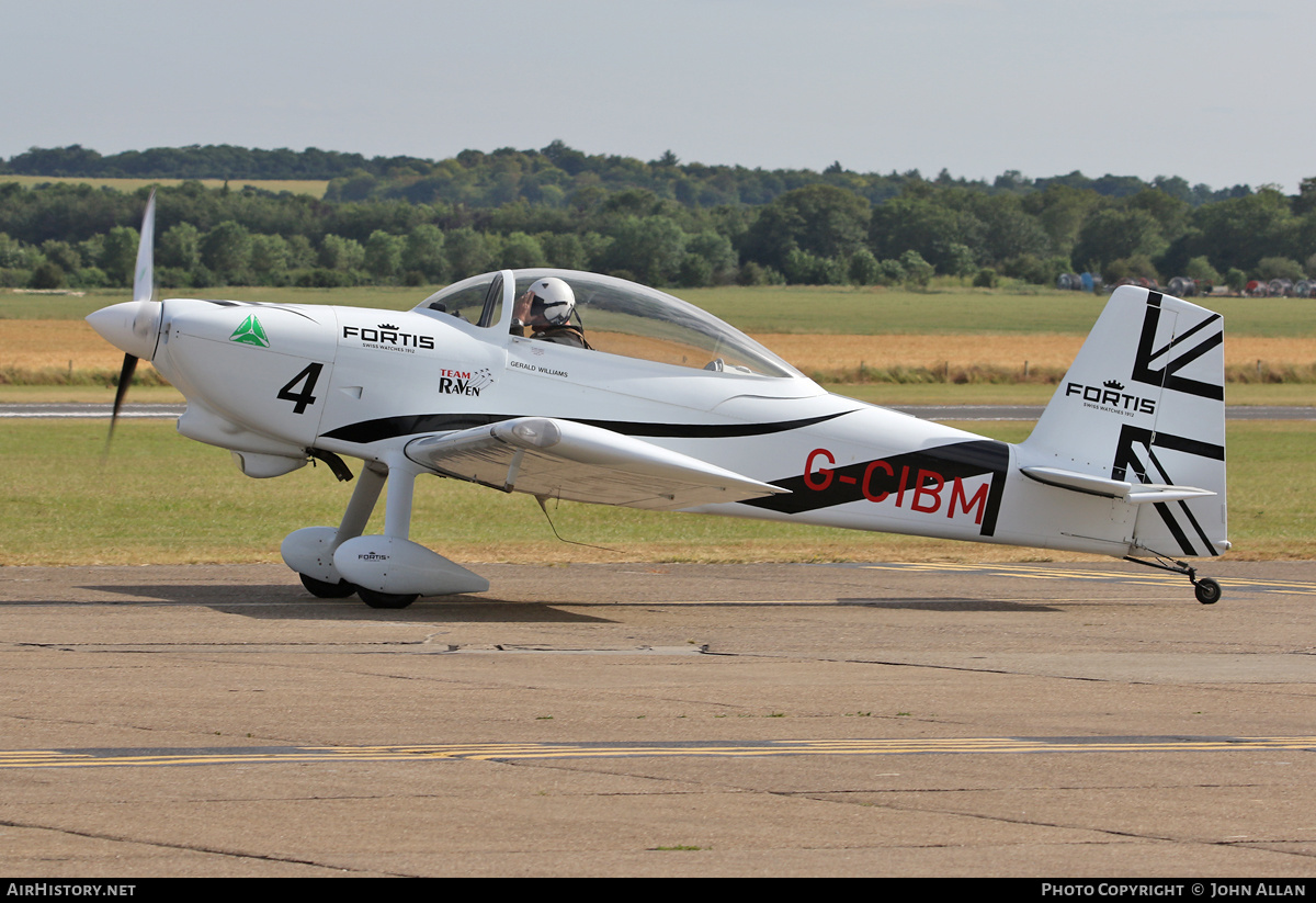Aircraft Photo of G-CIBM | Van's RV-8 | Team Raven | AirHistory.net #581109