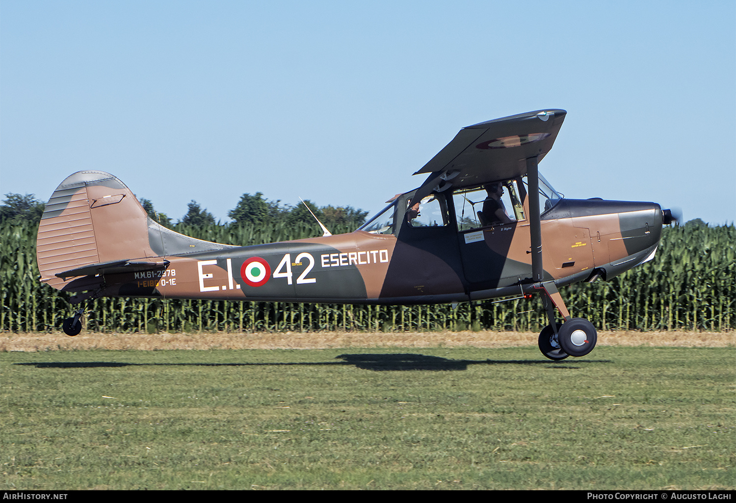 Aircraft Photo of I-EIBG / MM61-2978 | Cessna O-1E Bird Dog | Italy - Army | AirHistory.net #581124