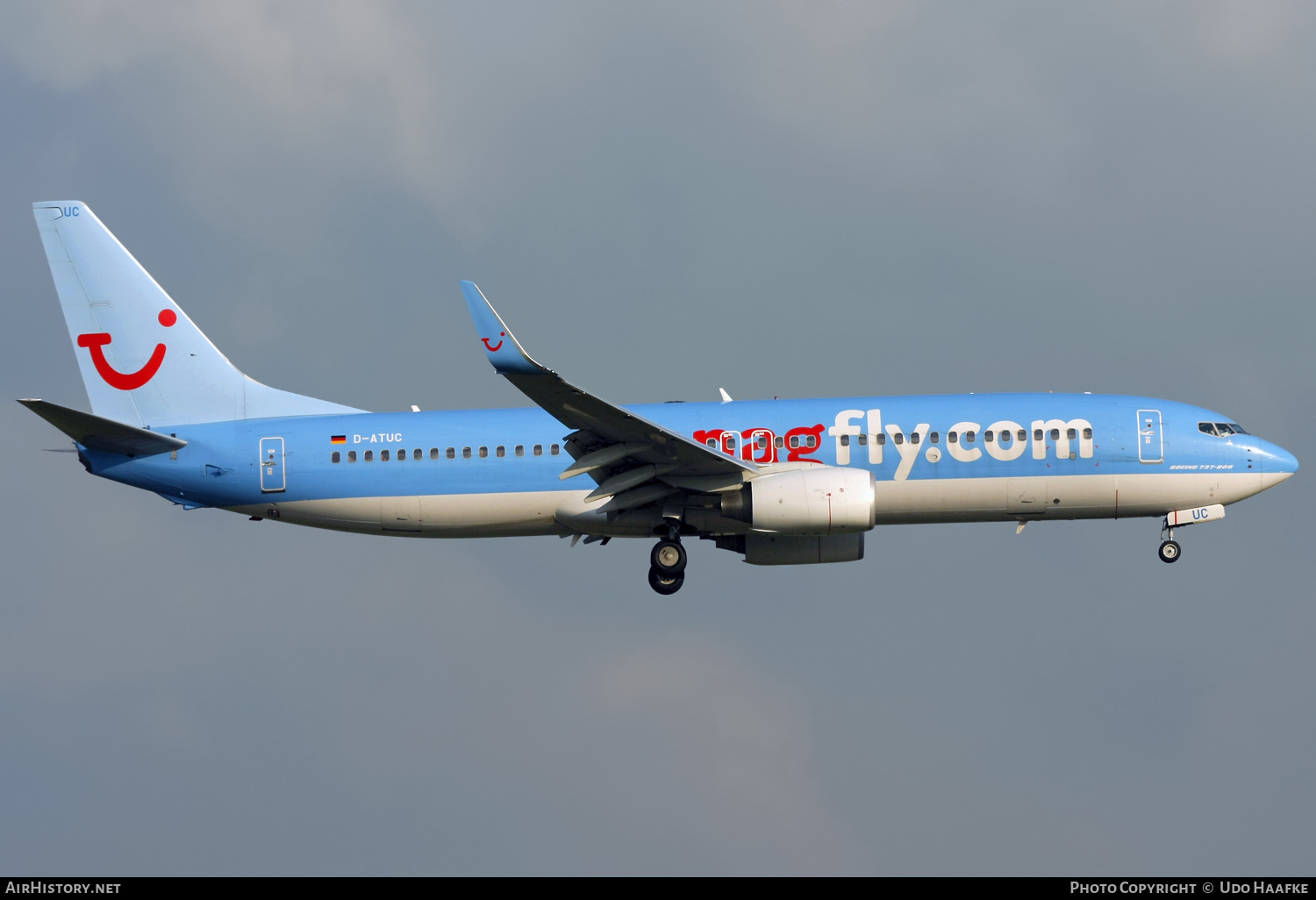 Aircraft Photo of D-ATUC | Boeing 737-8K5 | Hapagfly | AirHistory.net #581127