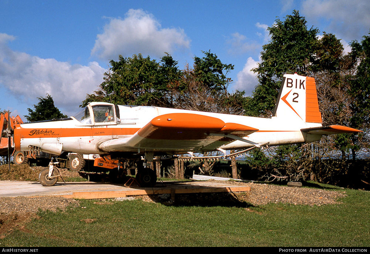 Aircraft Photo of ZK-BIK / BIK | Fletcher FU-24-950M | AirHistory.net #581146