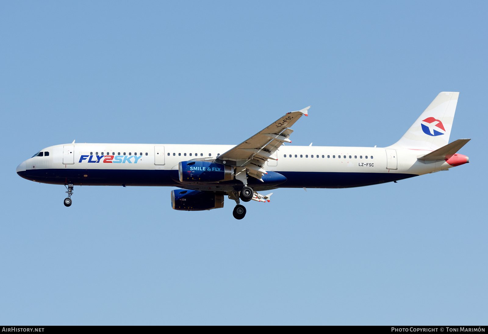 Aircraft Photo of LZ-FSC | Airbus A321-231 | Fly2Sky | AirHistory.net #581159