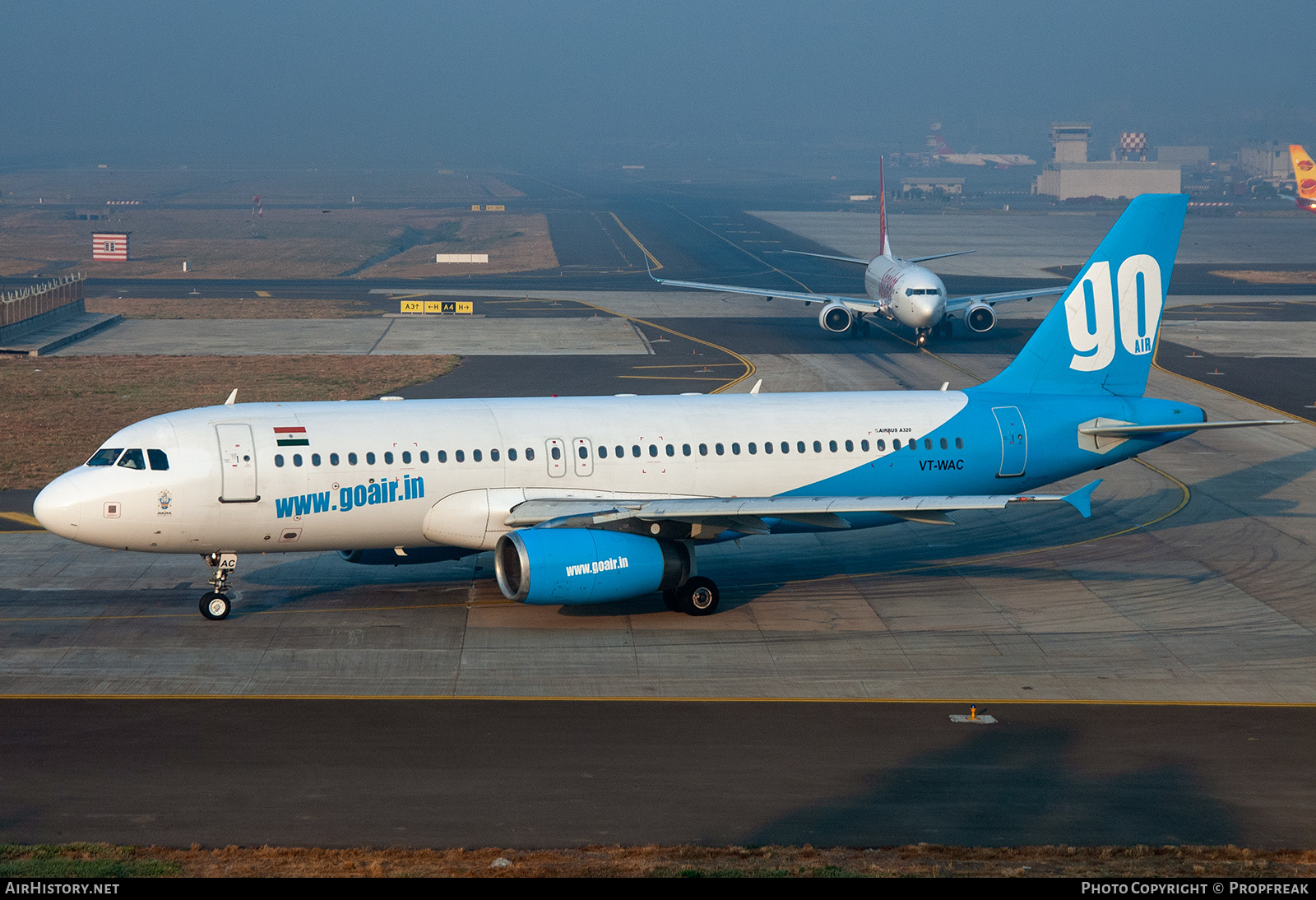 Aircraft Photo of VT-WAC | Airbus A320-232 | GoAir | AirHistory.net #581177
