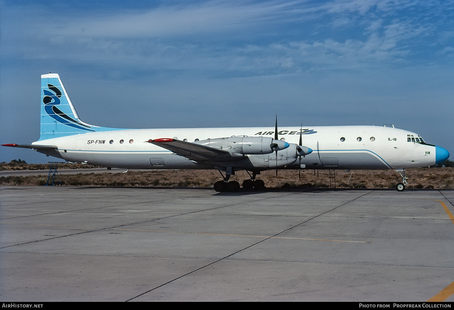 Aircraft Photo of SP-FNW | Ilyushin Il-18D | Air Cess | AirHistory.net #581181