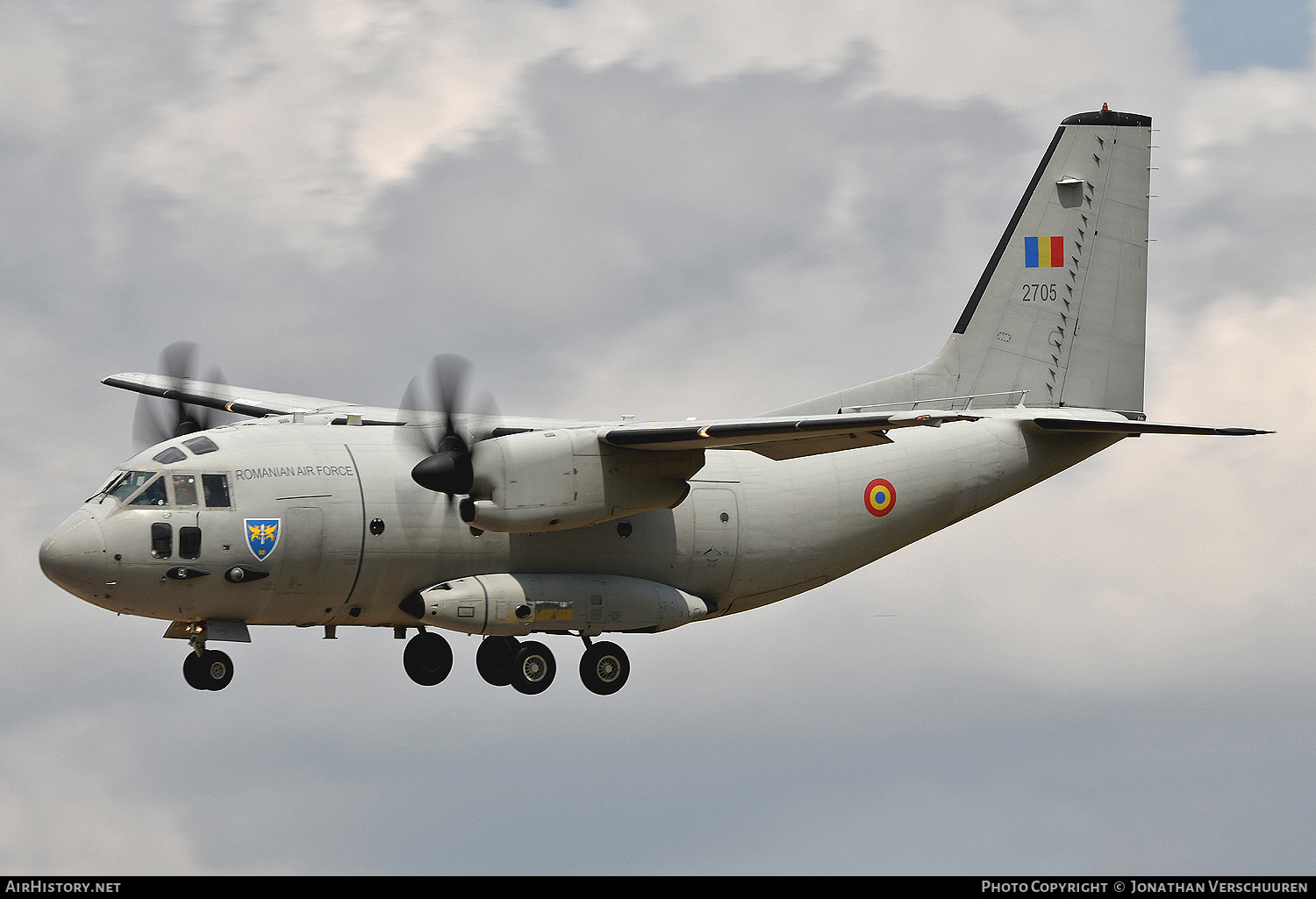 Aircraft Photo of 2705 | Alenia C-27J Spartan | Romania - Air Force | AirHistory.net #581192