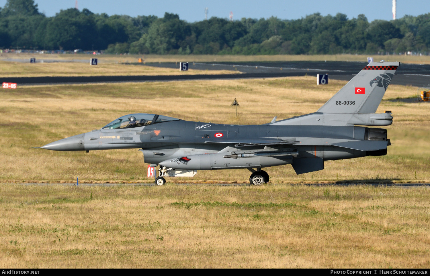 Aircraft Photo of 88-0036 | General Dynamics F-16CG Fighting Falcon | Turkey - Air Force | AirHistory.net #581196