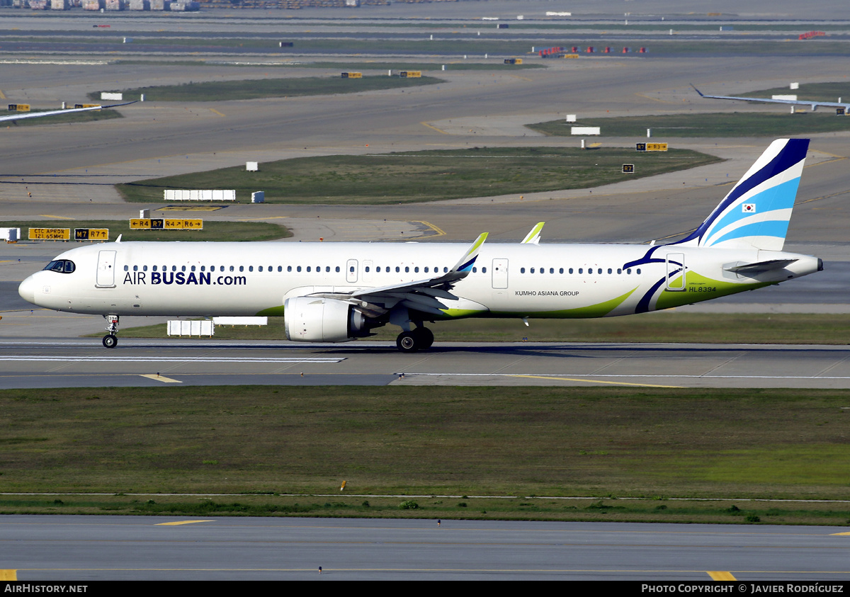 Aircraft Photo of HL8394 | Airbus A321-251NX | Air Busan | AirHistory.net #581205