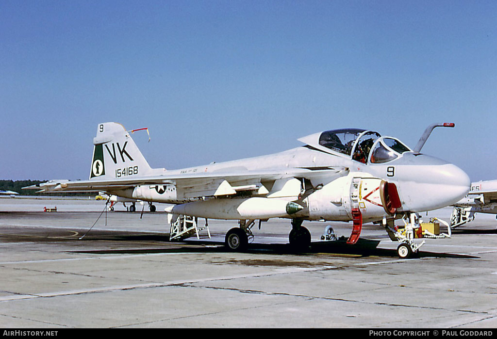 Aircraft Photo of 154168 | Grumman A-6A Intruder (G-128/A2F-1) | USA - Marines | AirHistory.net #581207