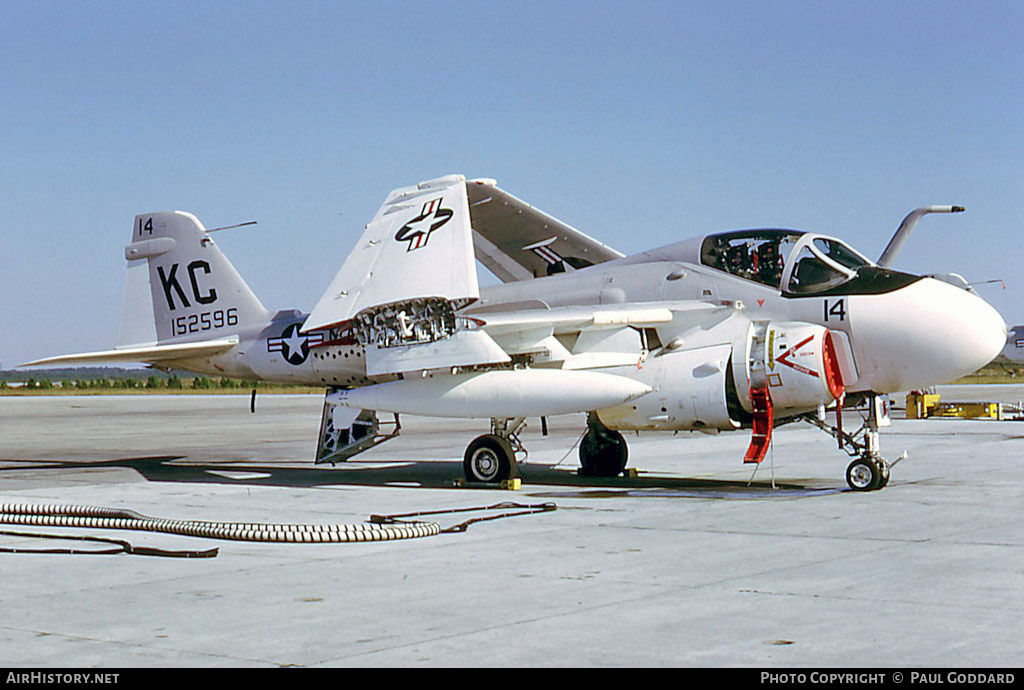 Aircraft Photo of 152596 | Grumman A-6E Intruder | USA - Marines | AirHistory.net #581228