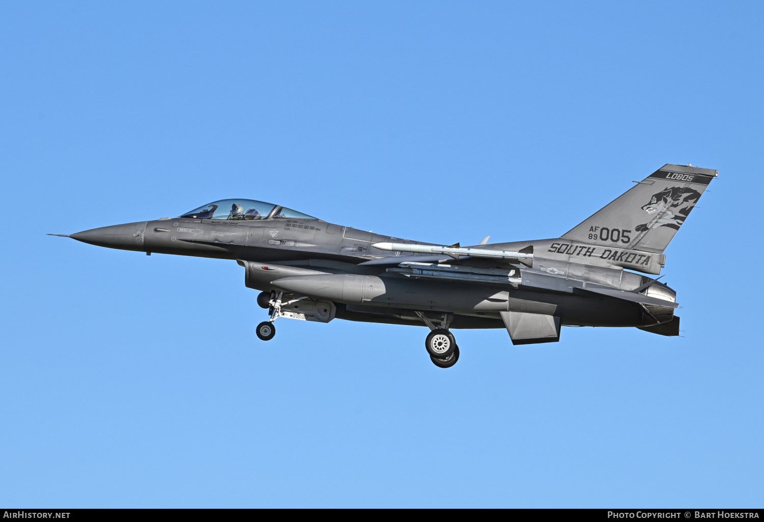 Aircraft Photo of 89-2005 / AF89-005 | General Dynamics F-16CM Fighting Falcon | USA - Air Force | AirHistory.net #581249