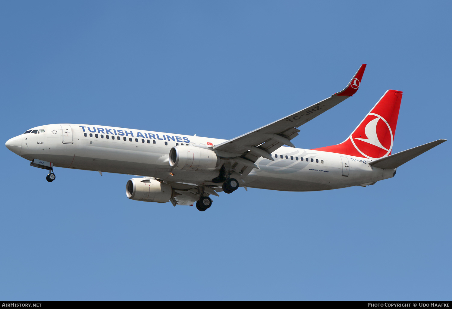 Aircraft Photo of TC-JHZ | Boeing 737-8F2 | Turkish Airlines | AirHistory.net #581263
