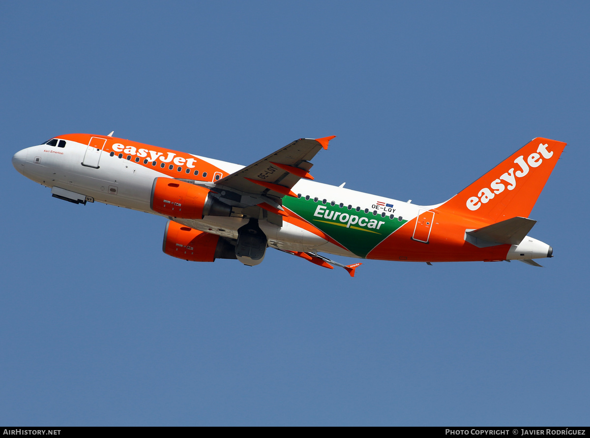 Aircraft Photo of OE-LQY | Airbus A319-111 | EasyJet | AirHistory.net #581271