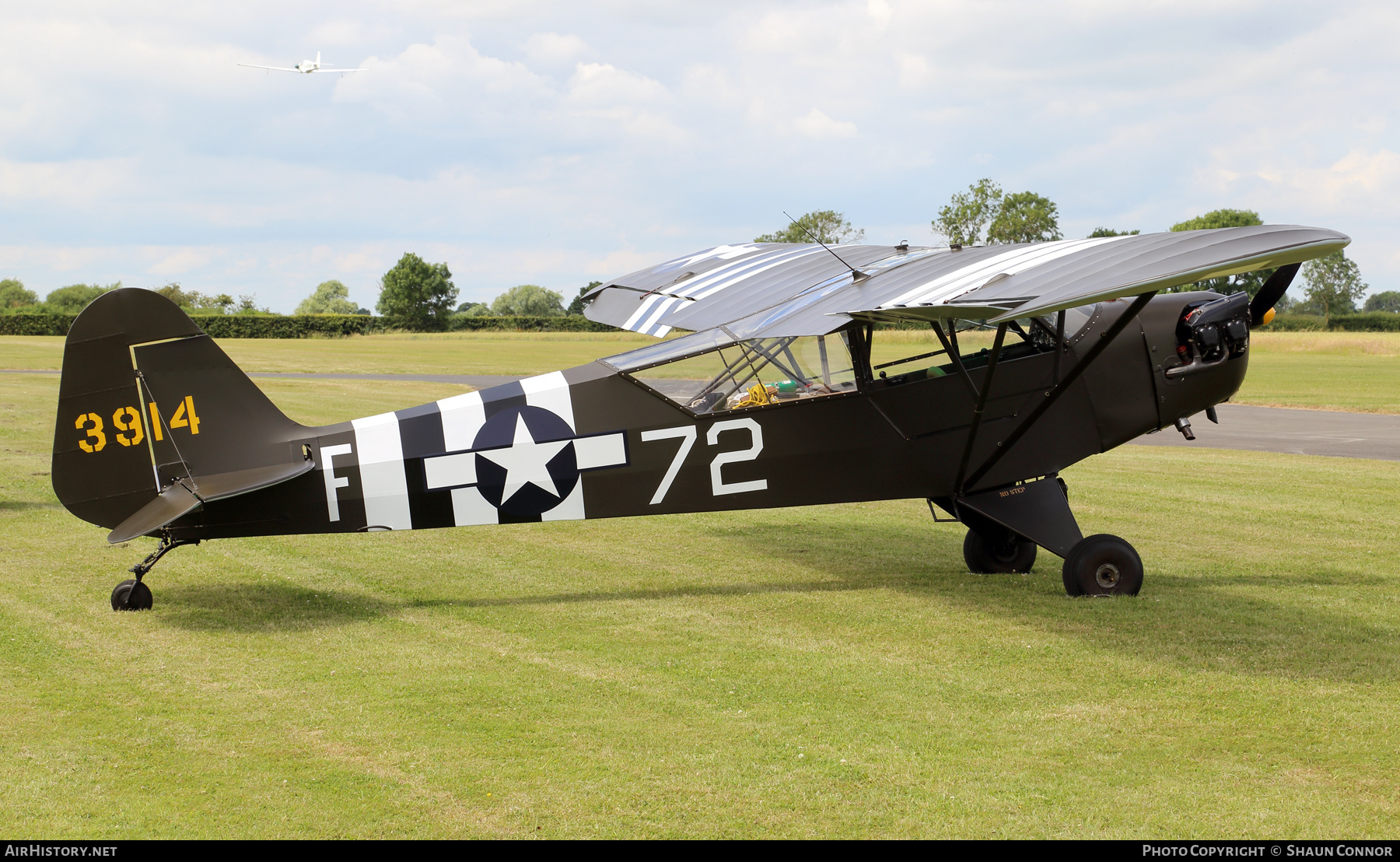 Aircraft Photo of G-BHZU / 3914 | Piper J-3C-65 Cub | USA - Air Force | AirHistory.net #581278