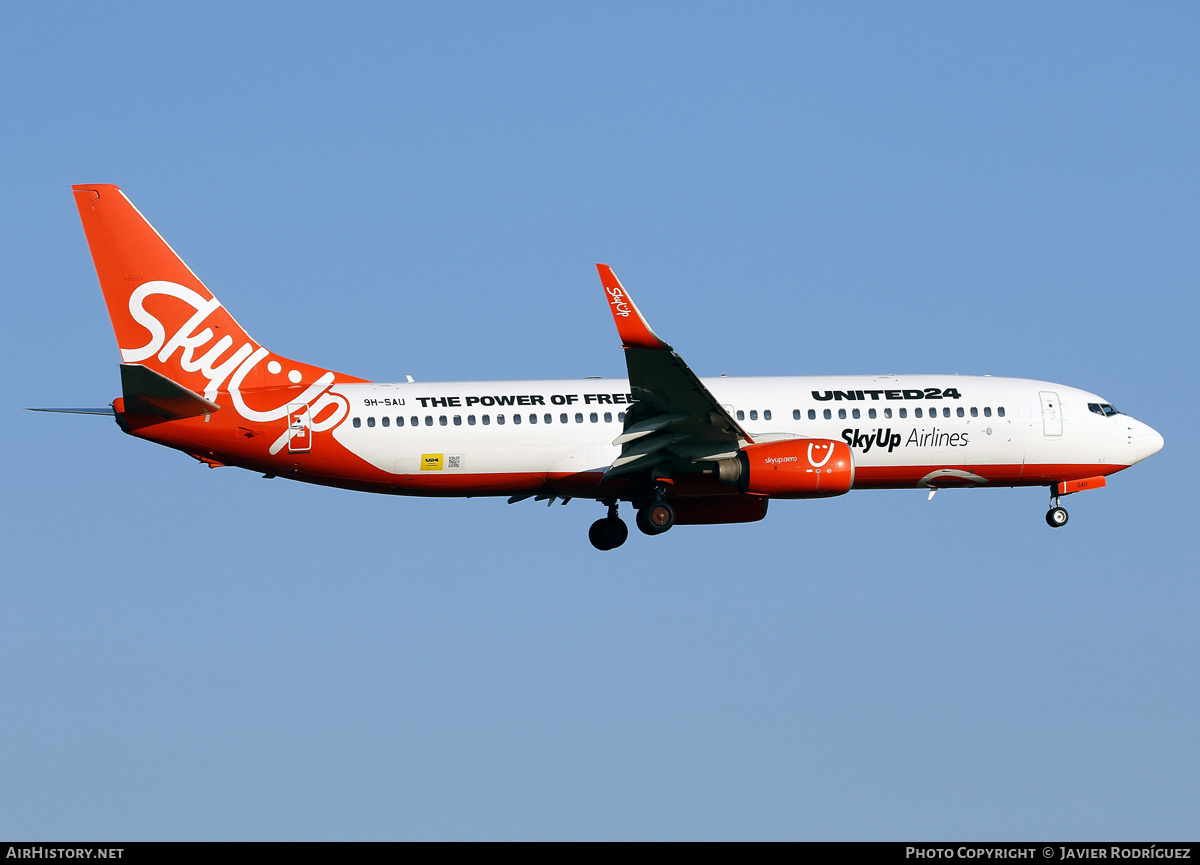 Aircraft Photo of 9H-SAU | Boeing 737-8KN | SkyUp Airlines | AirHistory.net #581291