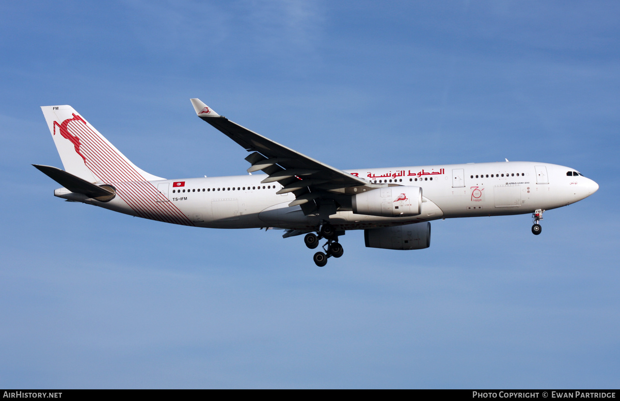 Aircraft Photo of TS-IFN | Airbus A330-243 | Tunisair | AirHistory.net #581292