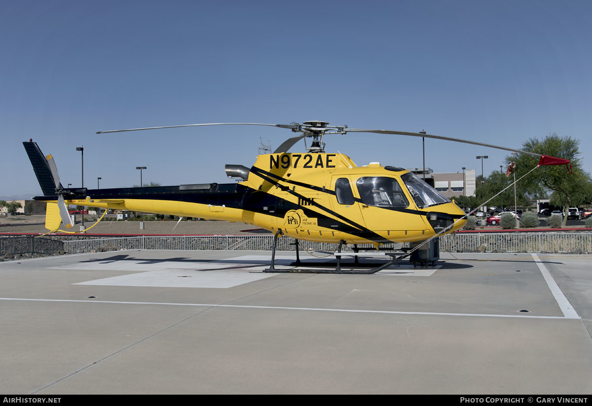 Aircraft Photo of N972AE | Aerospatiale AS-350B-3 Ecureuil | PHI Air Medical | AirHistory.net #581297