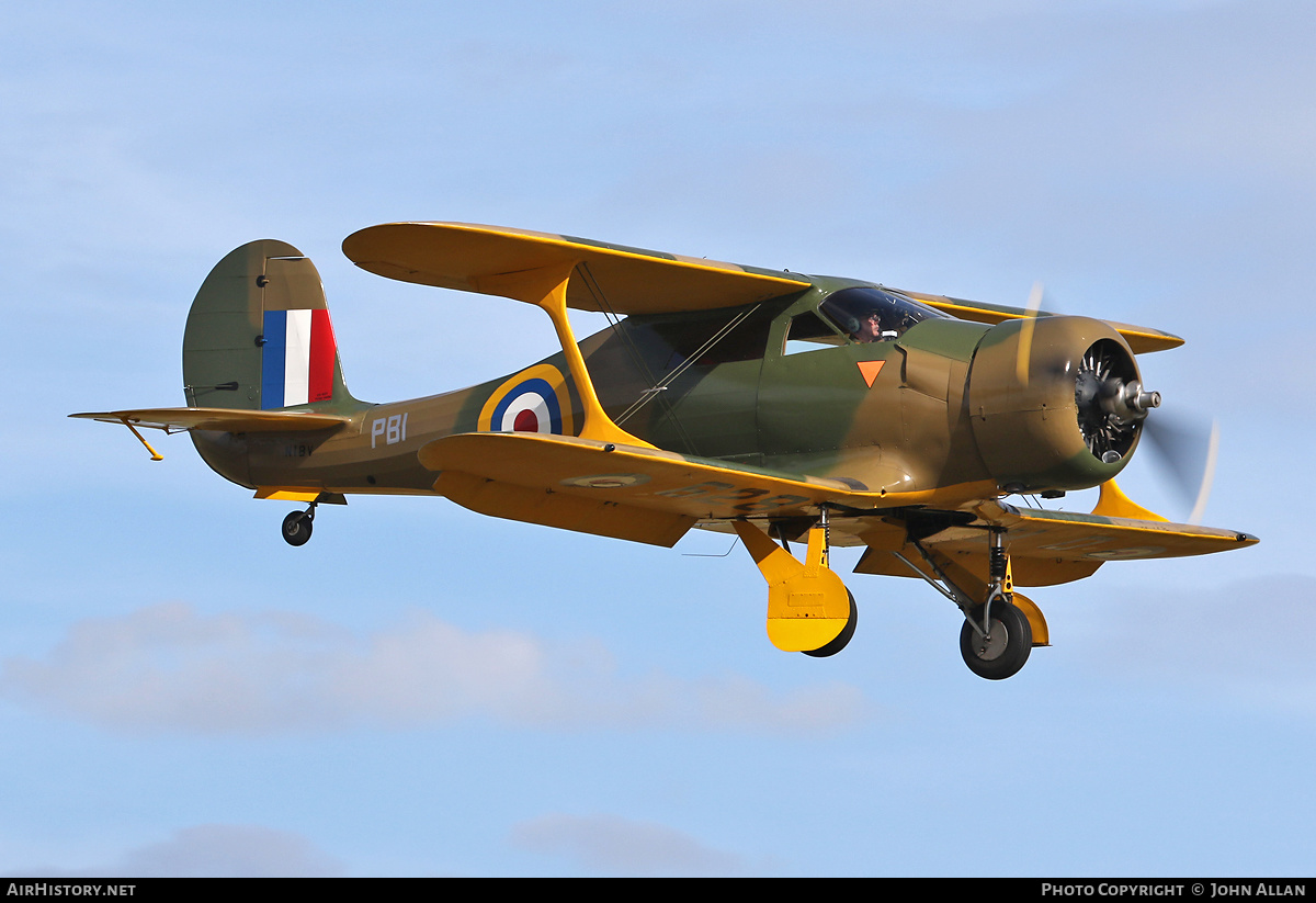 Aircraft Photo of N18V / DR628 | Beech D17S | UK - Air Force | AirHistory.net #581312