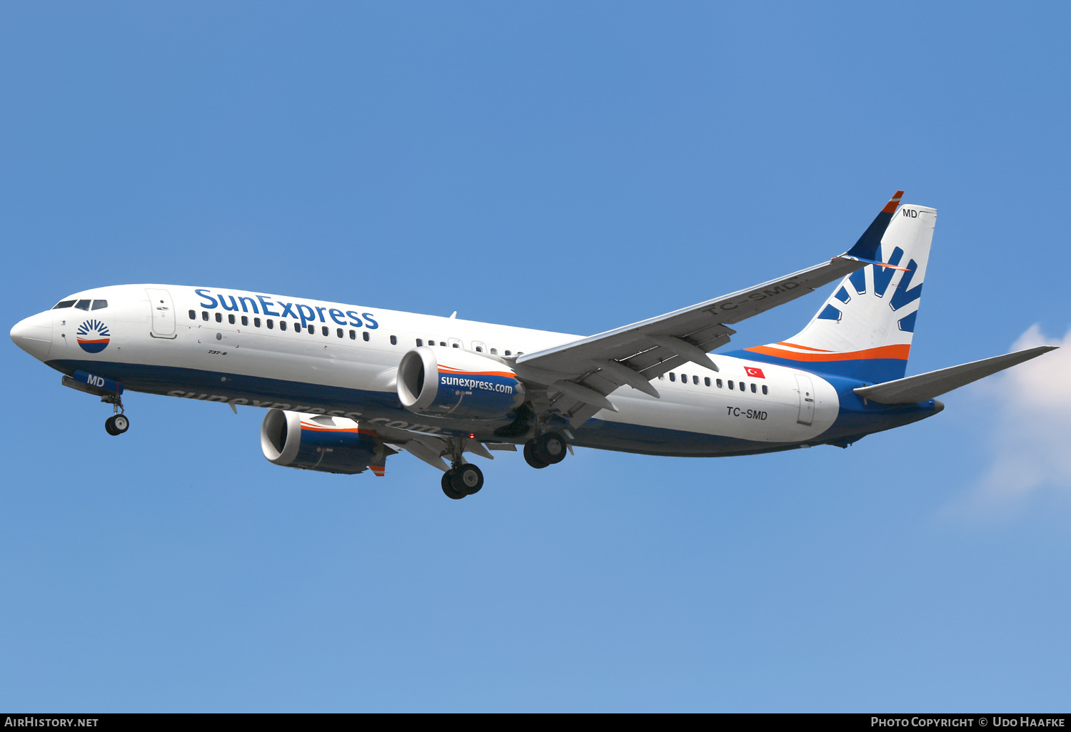 Aircraft Photo of TC-SMD | Boeing 737-8 Max 8 | SunExpress | AirHistory.net #581335