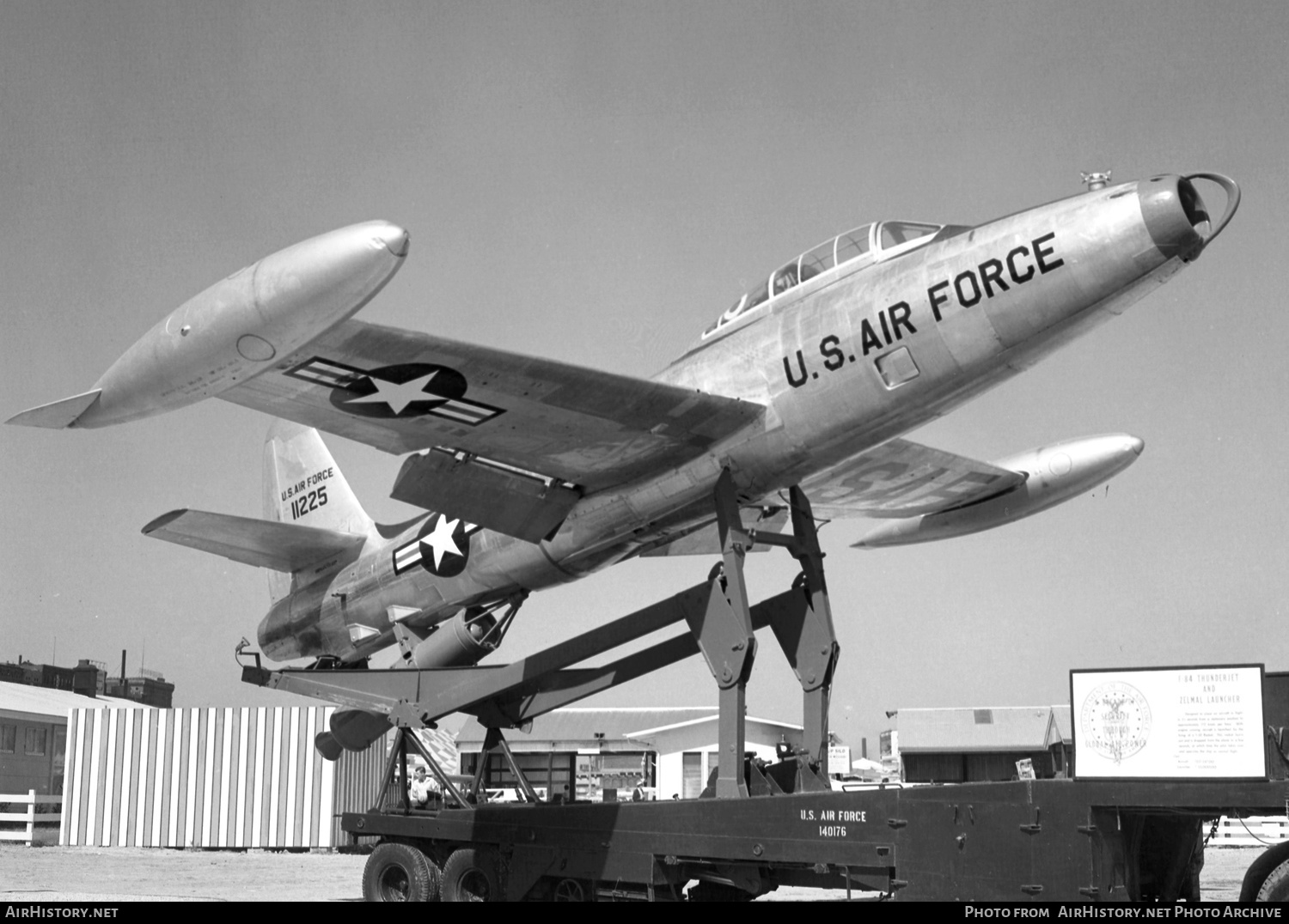 Aircraft Photo of 51-1225 / 11225 | Republic EF-84G Thunderjet | USA - Air Force | AirHistory.net #581347