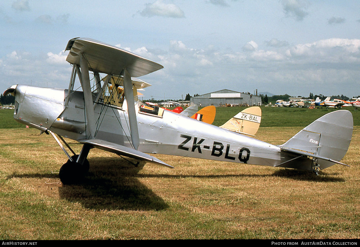 Aircraft Photo of ZK-BLQ | De Havilland D.H. 82A Tiger Moth | AirHistory.net #581361