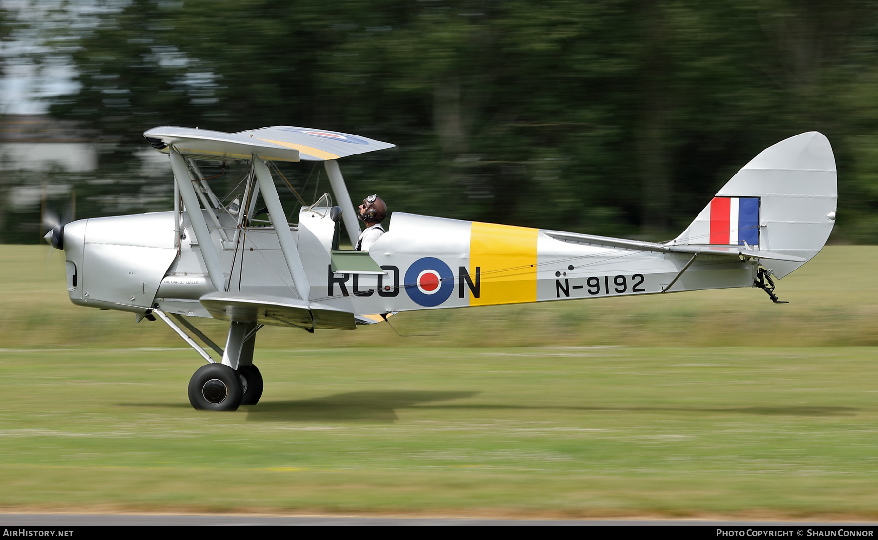 Aircraft Photo of G-DHZF / N9192 | De Havilland D.H. 82A Tiger Moth II | UK - Air Force | AirHistory.net #581387